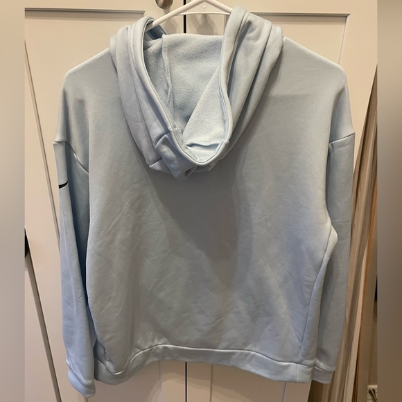 Nike baby blue cowl neck sweatshirt. - Picture 4 of 5